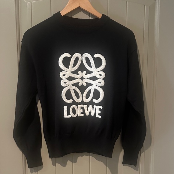 Loewe Sweaters - LOEWE Anagram Wool Sweater XS